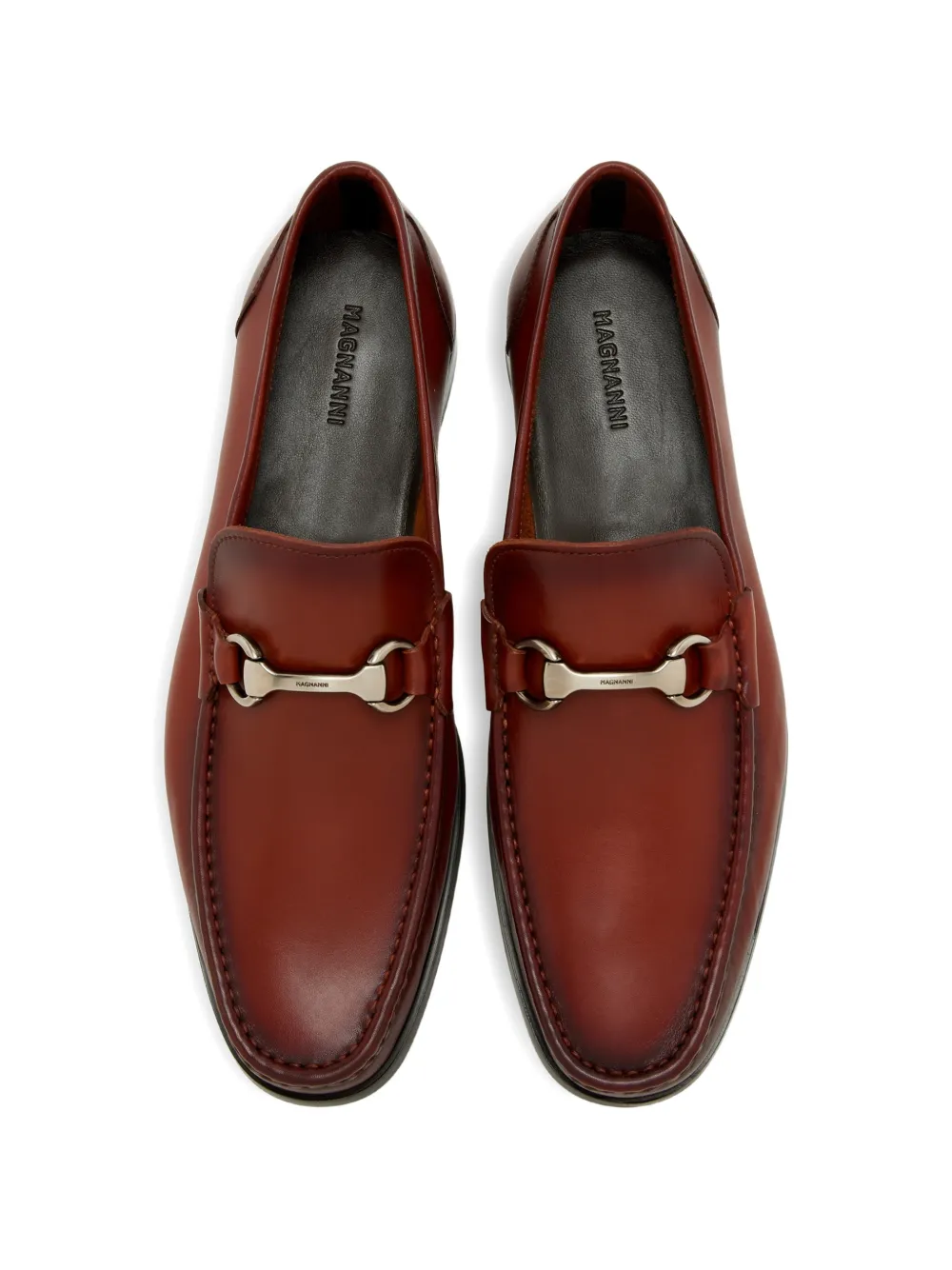 Magnanni Loafers met detail Bruin