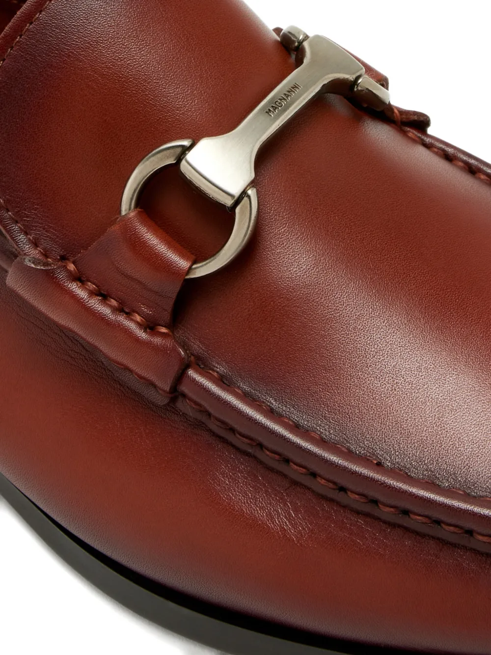 Magnanni Loafers met detail Bruin