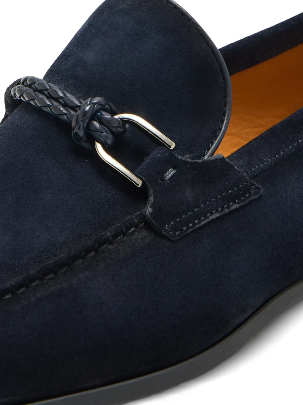 Magnanni Loafers met gevlochten band Blauw