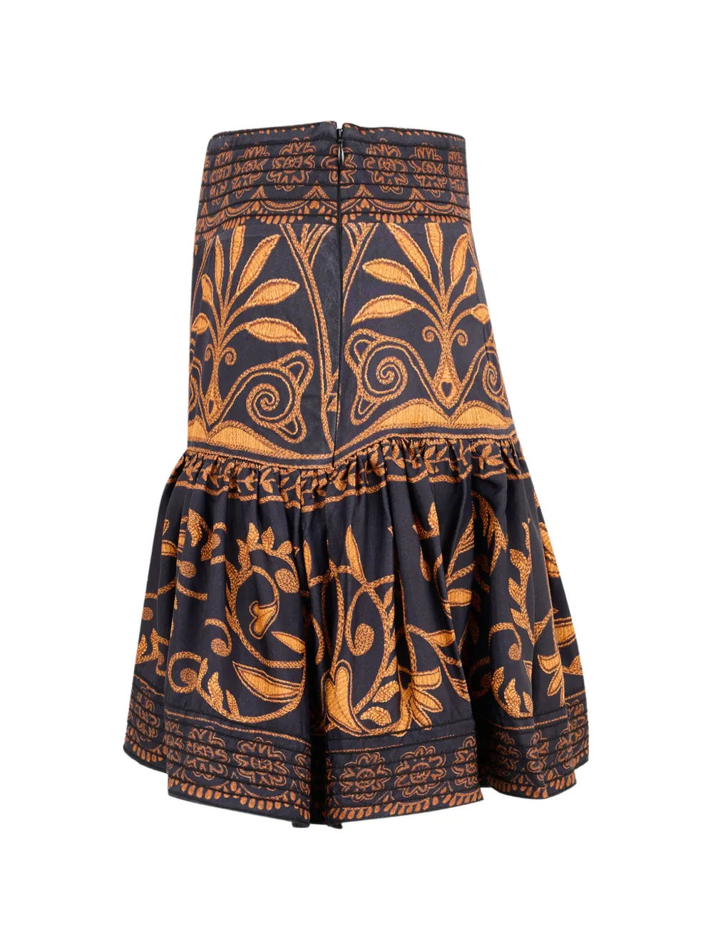 FARM Rio Cornely Ainika floral-print mini skirt - Zwart