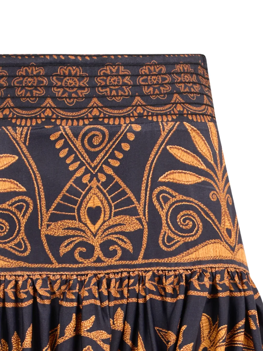 FARM Rio Cornely Ainika mini-rok met bloemenprint Zwart