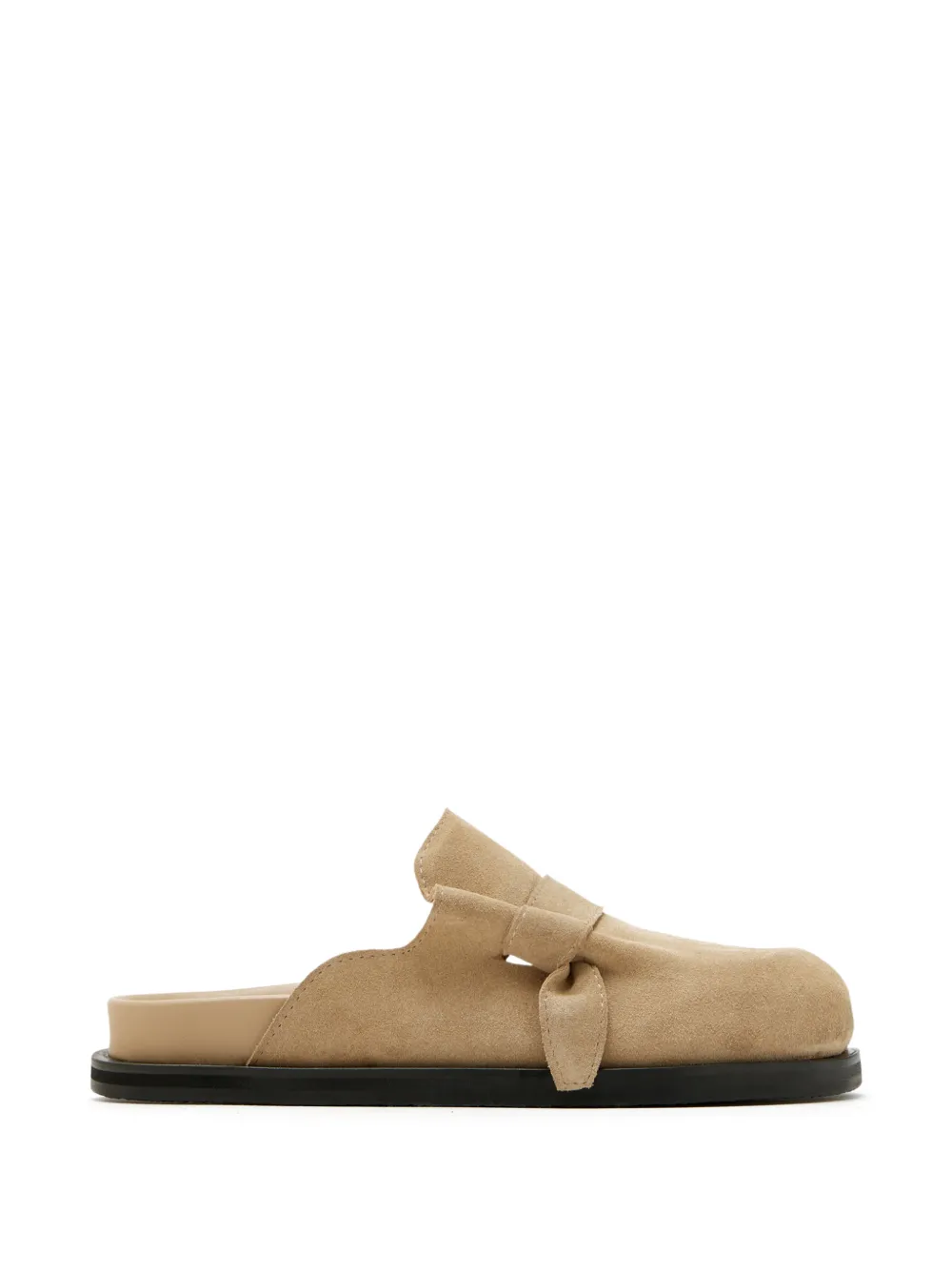 Yuzefi knotted suede mules - Toni neutri