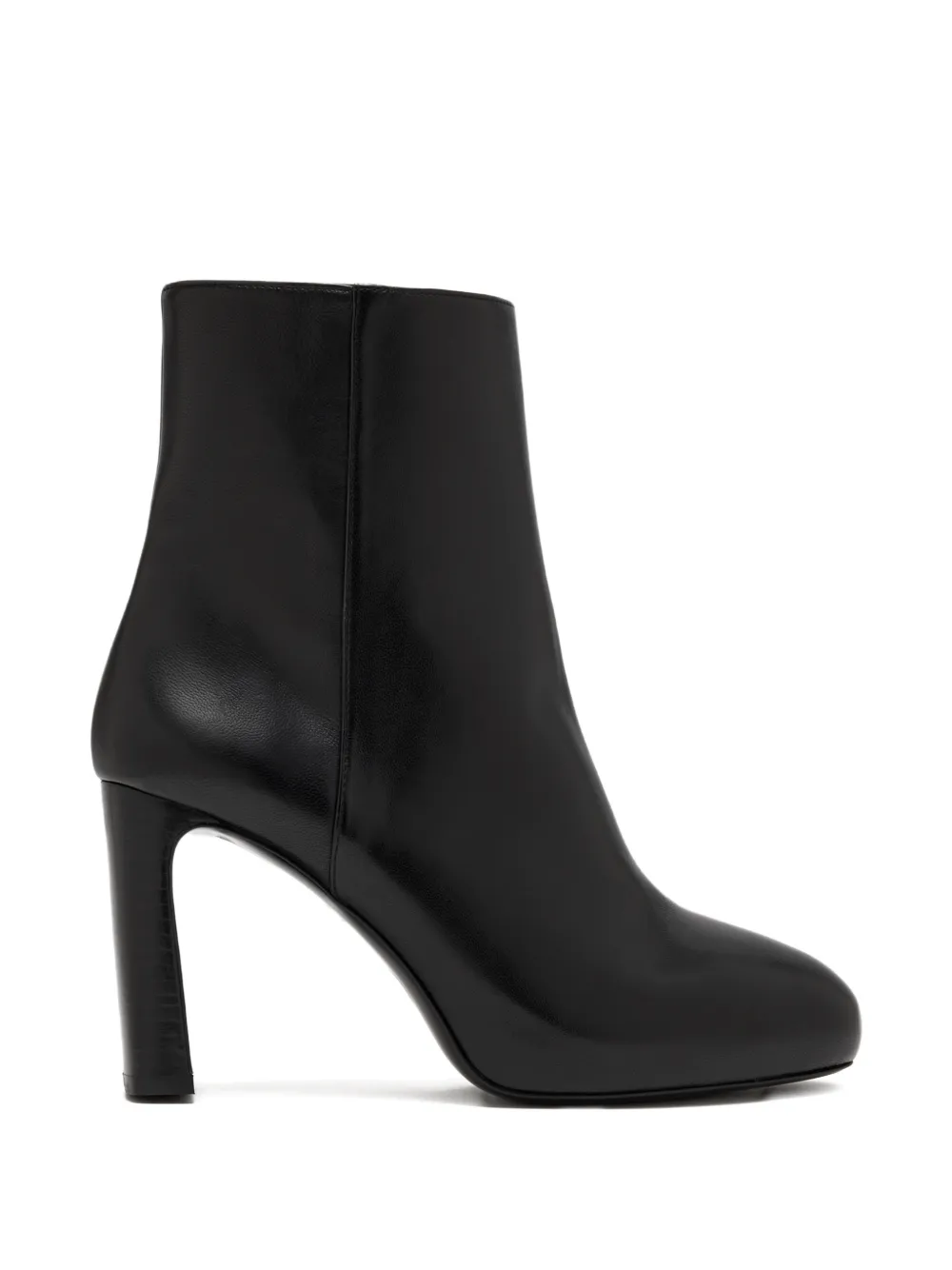 Stuart Weitzman side-zip block-heel ankle boots Zwart