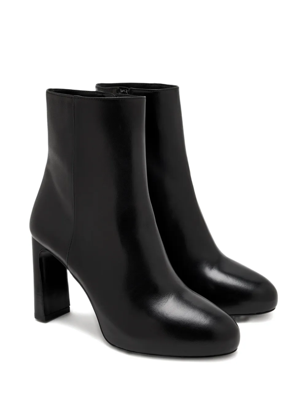 Stuart Weitzman side-zip block-heel ankle boots Zwart
