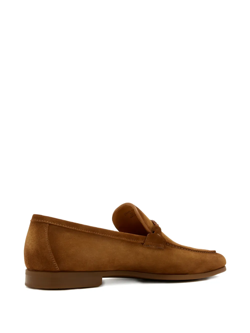 Magnanni Suède loafers met gevlochten band Bruin