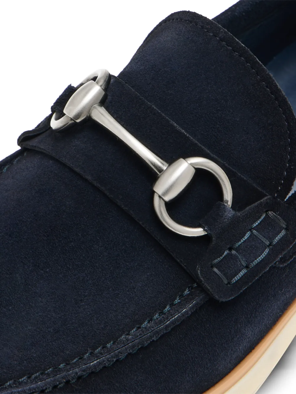 Magnanni Loafers met stiksel Blauw