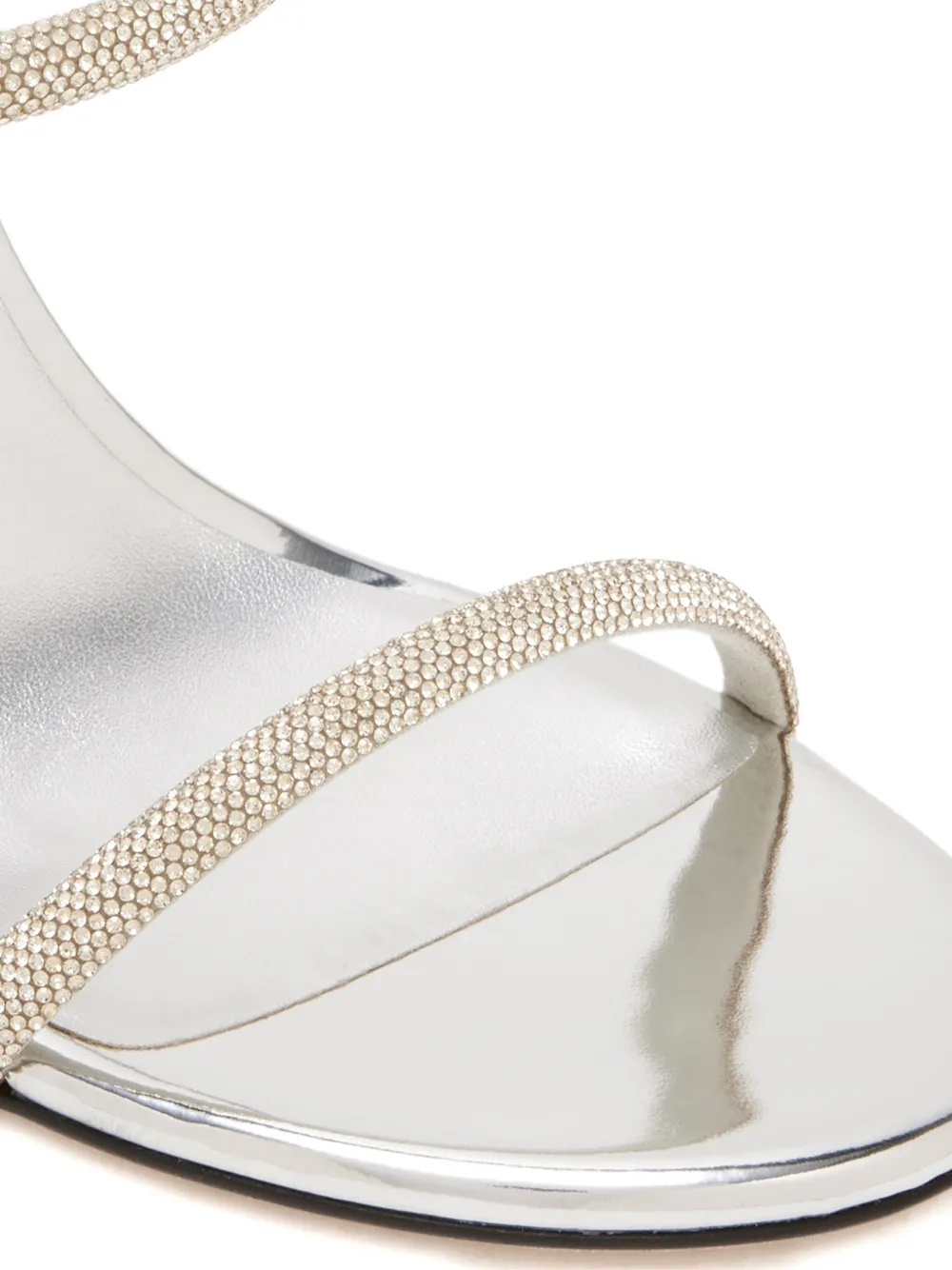 Stuart Weitzman Stiletto sandalen Zilver