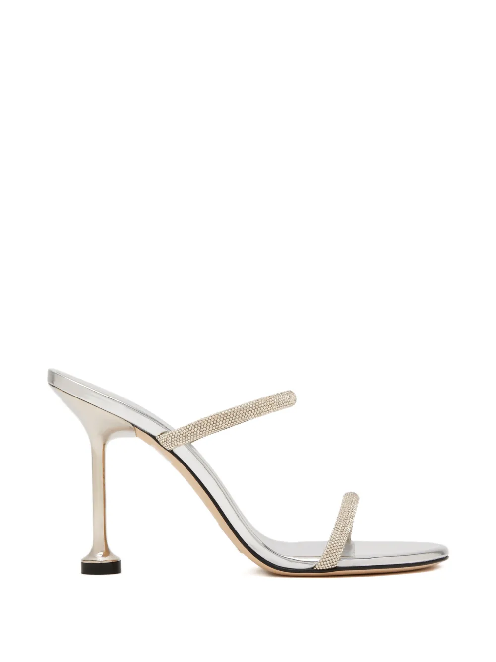 Stuart Weitzman Stiletto sandalen Zilver