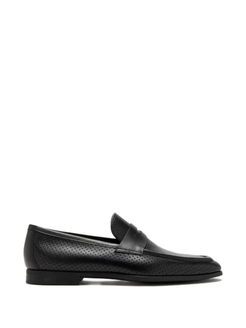 Magnanni perforated penny loafers