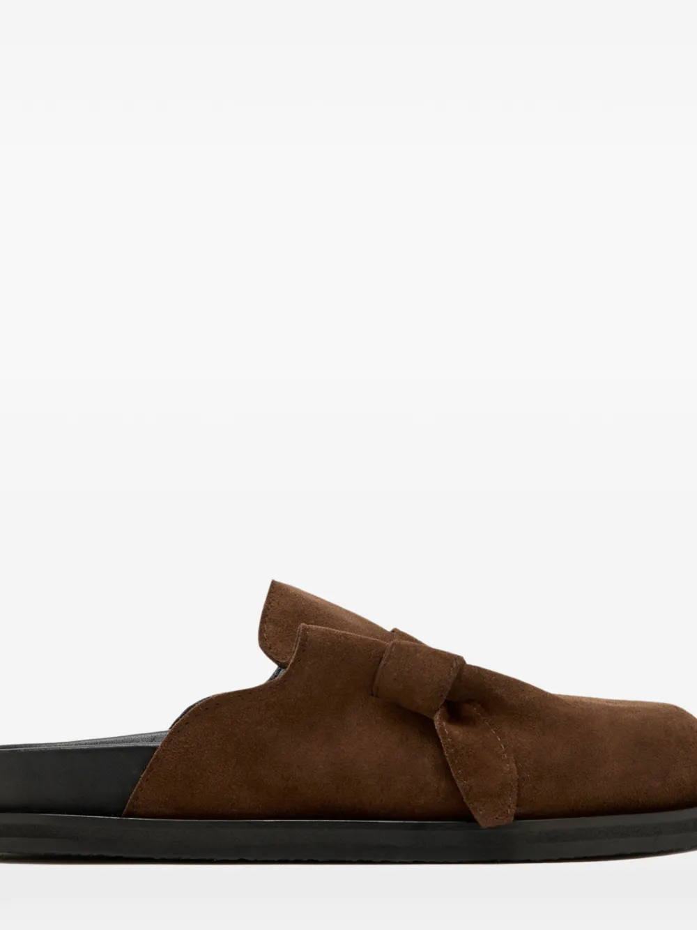 Yuzefi knotted mules - Marrone