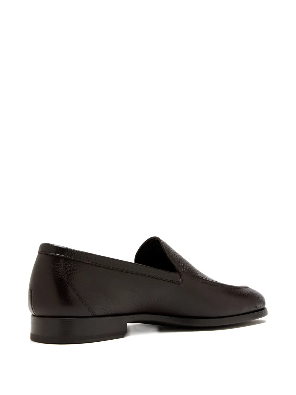 Magnanni Leren loafers met stiksel Bruin