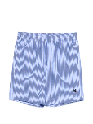 Comme Des Garçons Shirt ストライプ ショートパンツ | ブルー