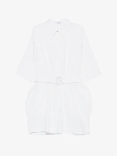 Givenchy belted shirt mini dress