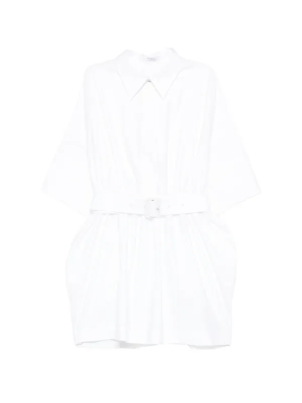 Givenchy Mini Chemisier Shirt Dress - White