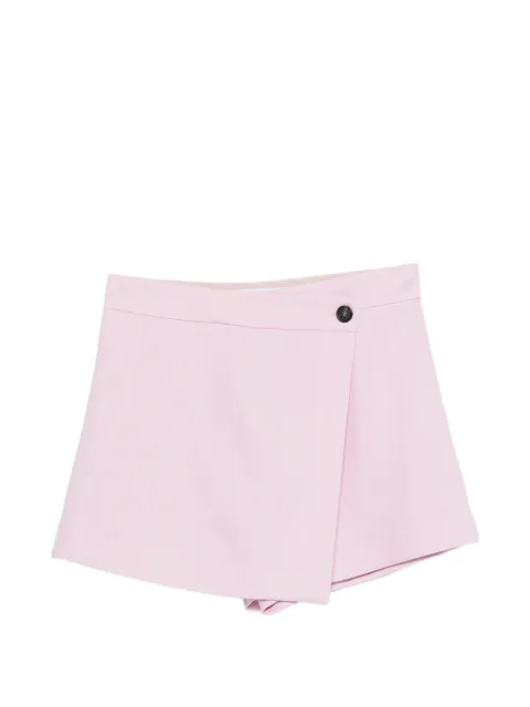 MSGM button wrap shorts