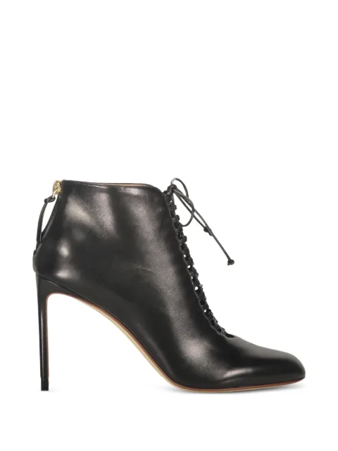 Francesco Russo lace-up heeled boots