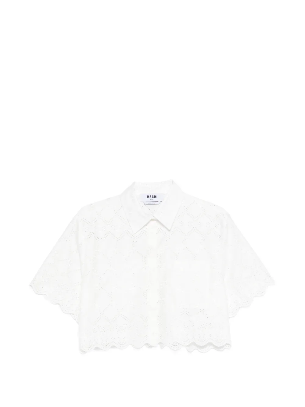 MSGM button-fastening shirt - Bianco