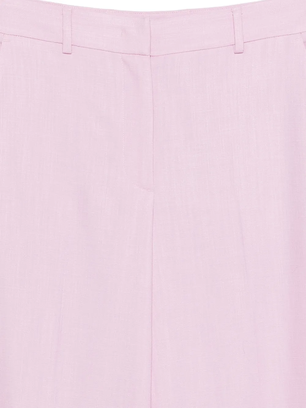 MSGM Palazzo broek met riemlus Roze