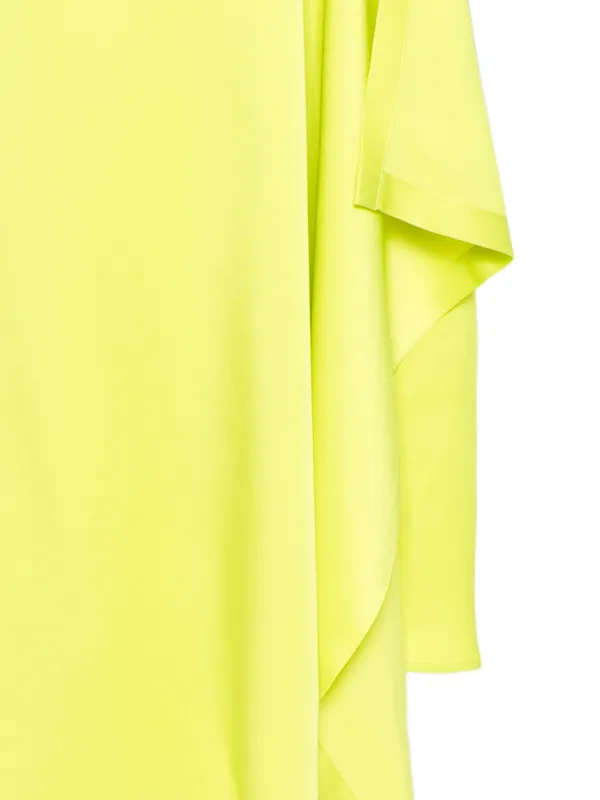 msgm green dress MSGM Green Cutout Midi Dress MSGM