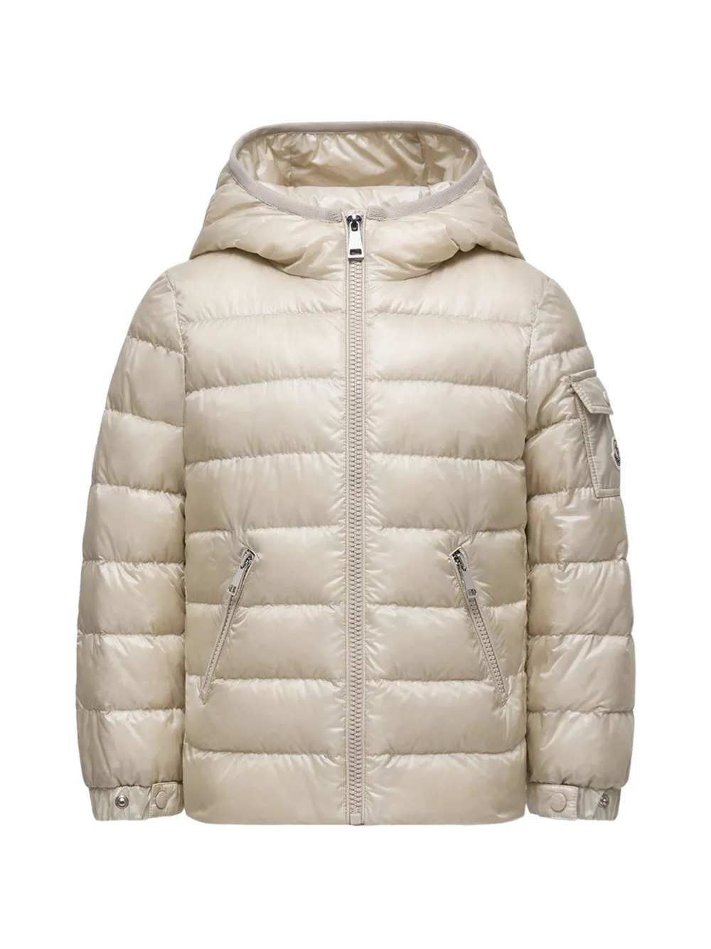 Moncler Enfant doudoune à fermeture zippée - Tons neutres Moncler Enfant doudoune à fermeture zippée - Tons neutres