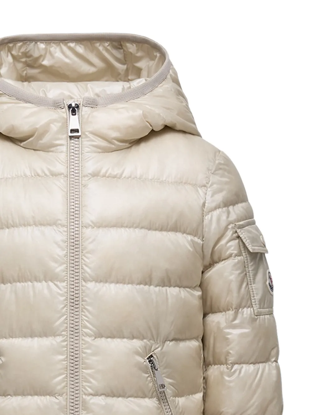 Moncler Enfant Gewatteerd jack Beige