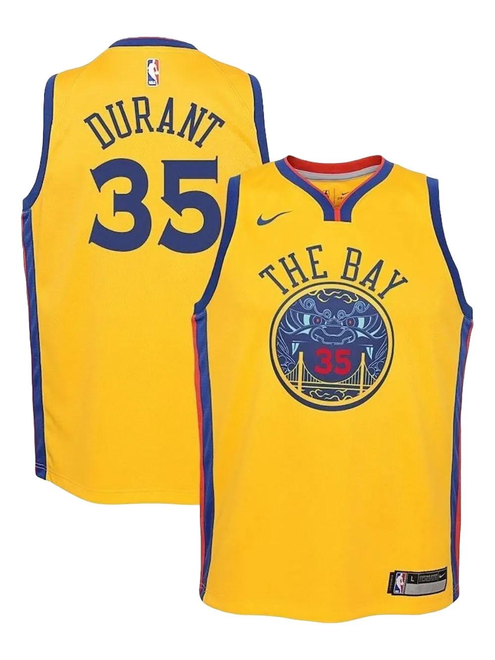 Nike Kids Golden State Warriors Kevin Durant top Geel