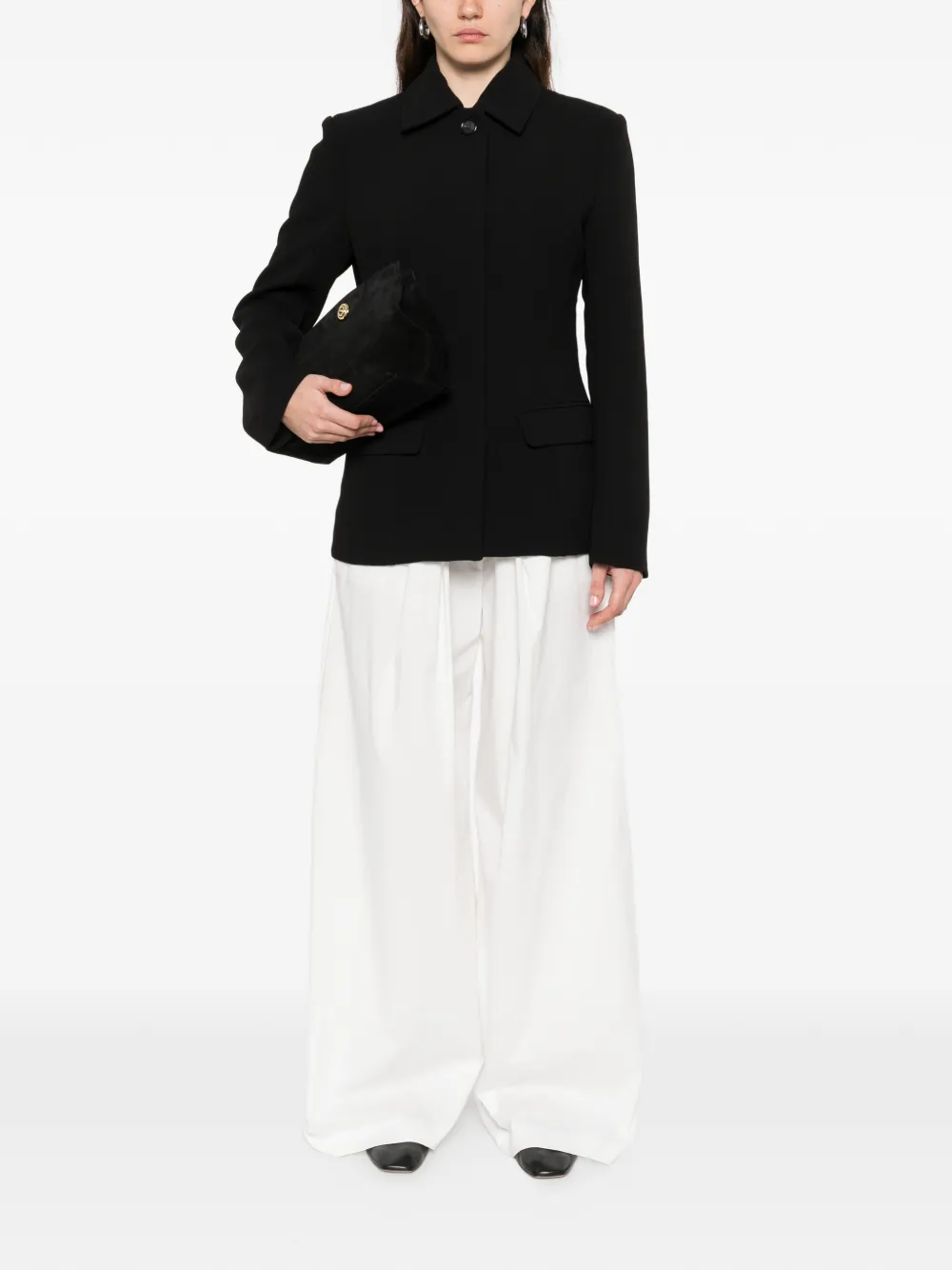 Pocket Single-Breasted Jacket