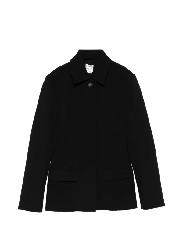 TOTEME Pocket single-breasted Jacket | Black | FARFETCH