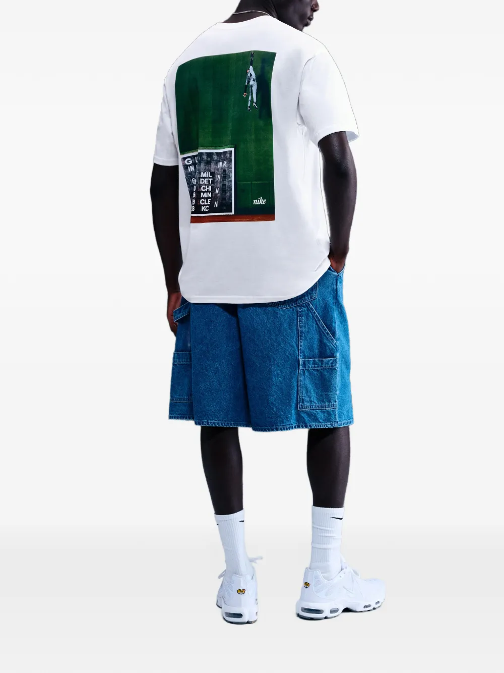 Nike Max90 T-shirt met grafische print Wit