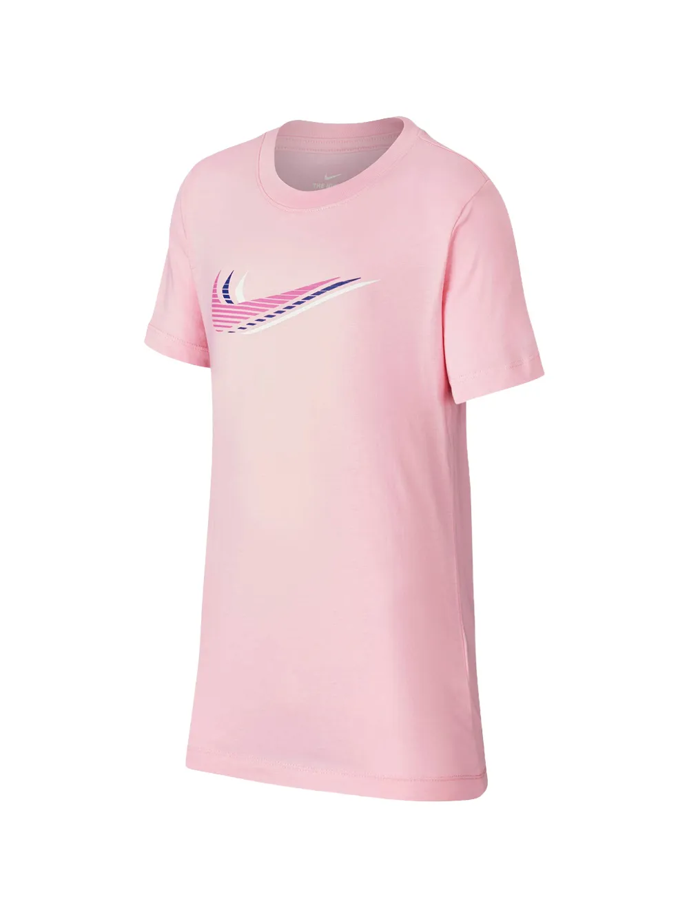 Nike Kids logo-detail T-shirt - Rosa
