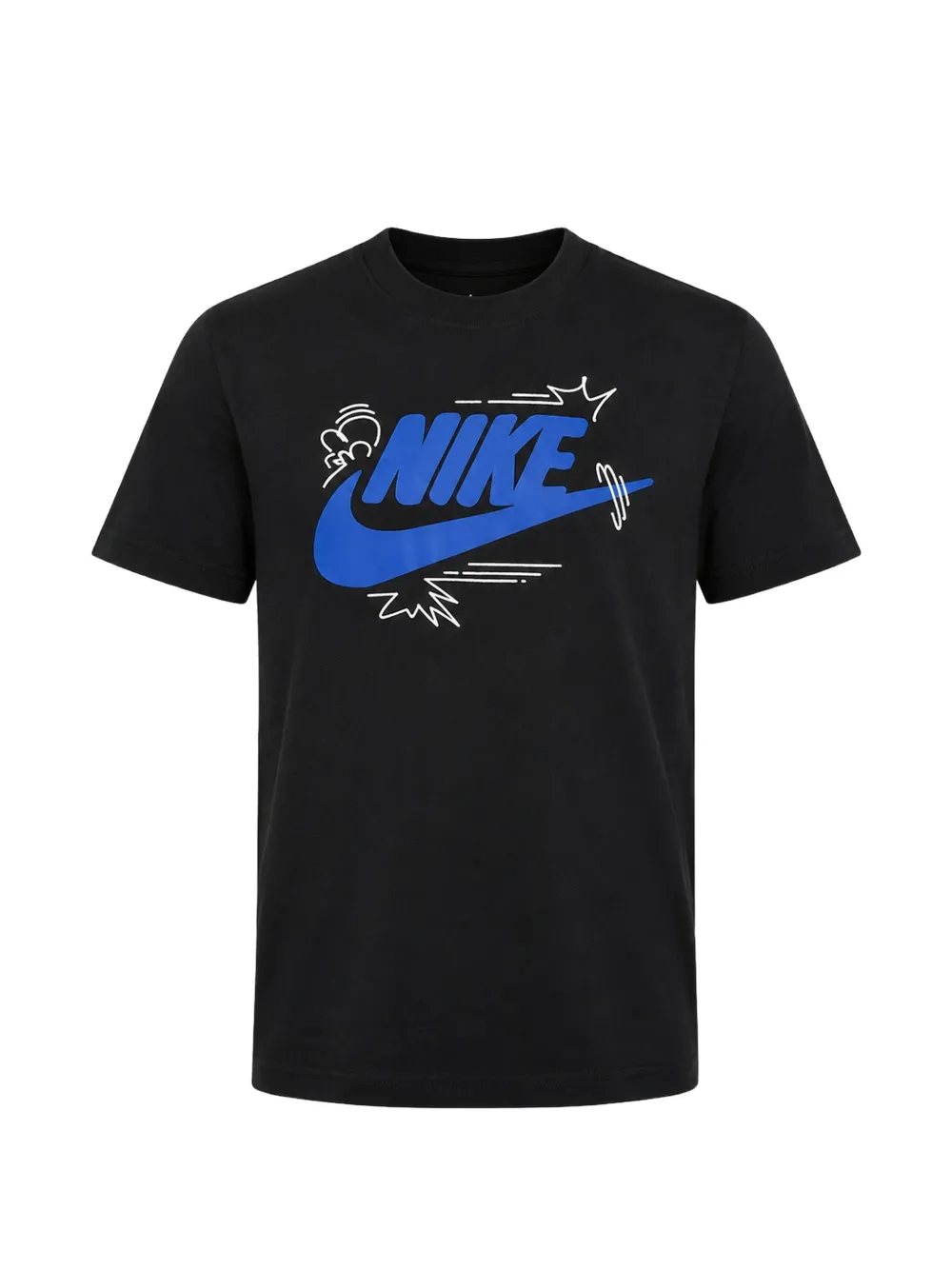 Nike Kids T-shirt con logo - Nero