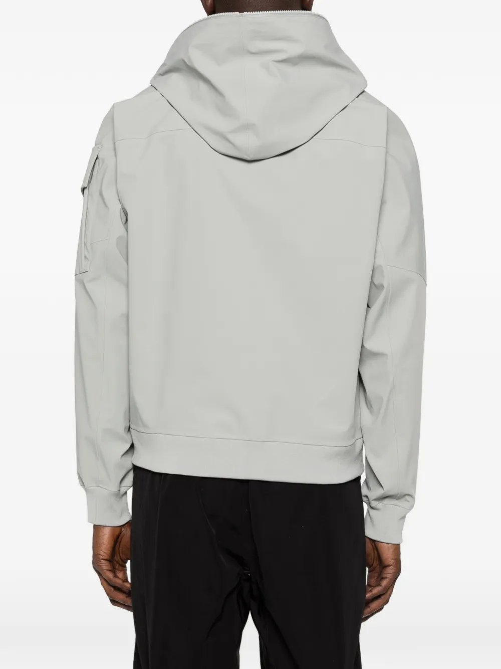 C.P. Company Jack met capuchon en rits Grijs