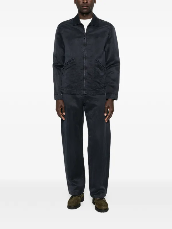 Massimo Osti Studio ジップアップ ジャケット | ブルー | FARFETCH JP