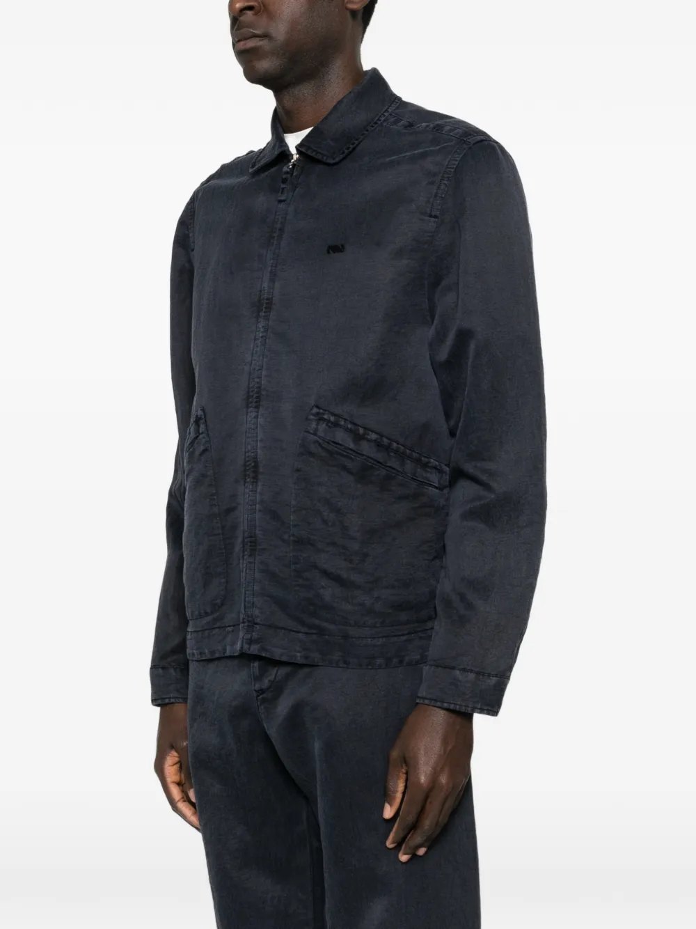 Massimo Osti Studio ジップアップ ジャケット | ブルー | FARFETCH JP