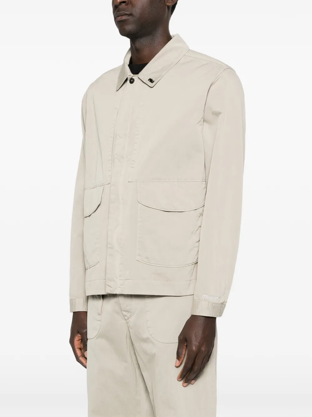  Massimo Osti Studio Logo-patch Pocket Jacket - Neutrals 