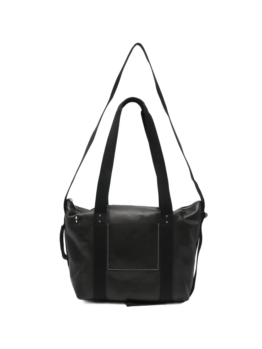 Rick Owens logo-embossed tote bag - Nero