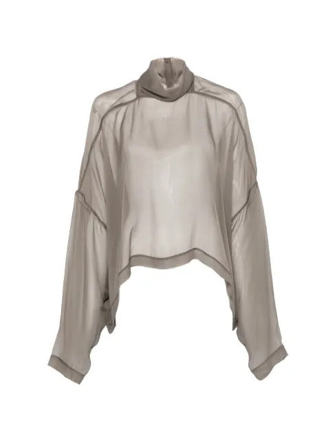 Rick Owens haut à col cheminée
