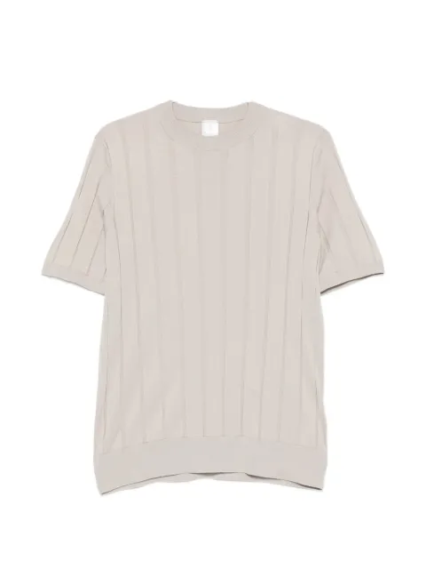 Eleventy vertical-stripe T-shirt