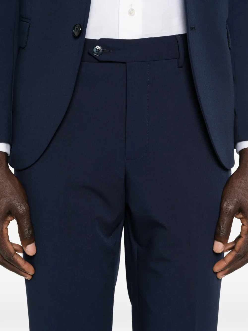 Manuel Ritz Pak met enkele rij knopen Blauw