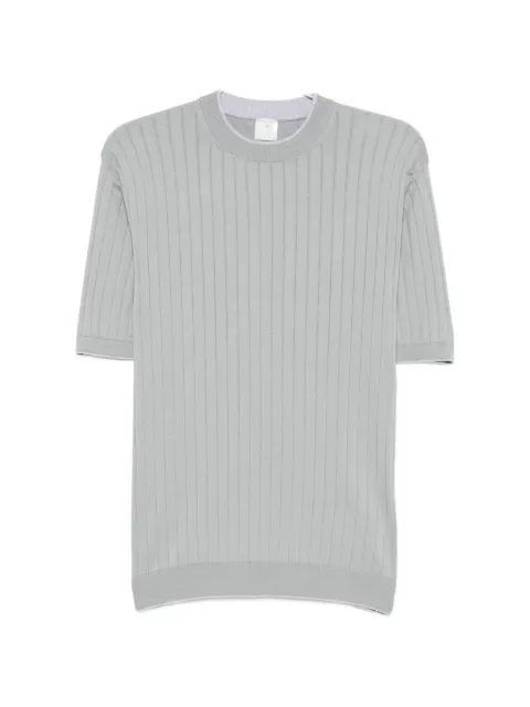 Eleventy ribbed-knit short-sleeve T-shirt