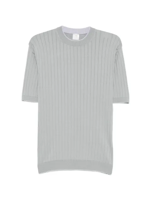 Eleventy ribbed-knit short-sleeve T-shirt