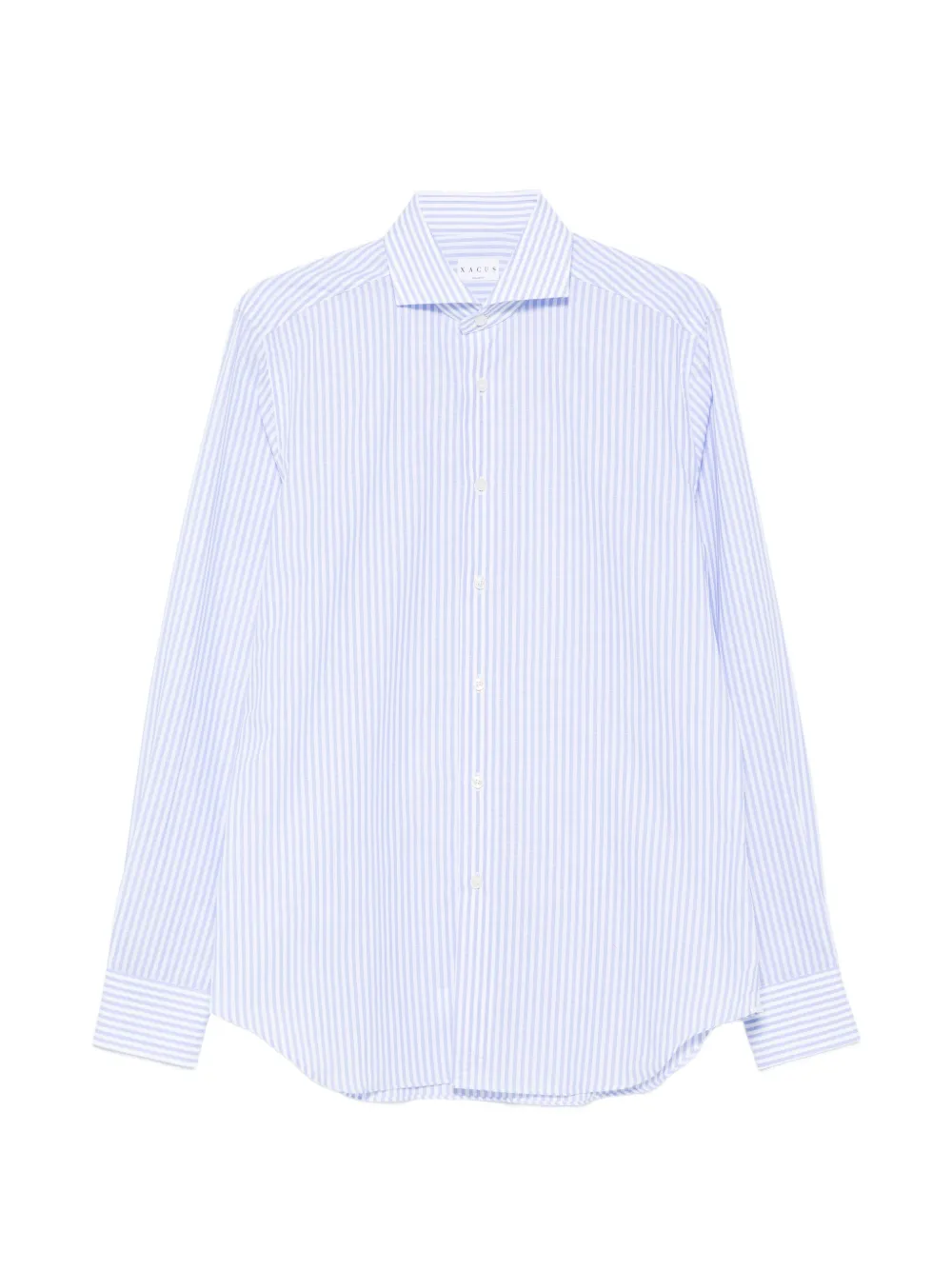 Xacus 세로 스트라이프 스프레드 칼라 셔츠 | 블루 | Image 1