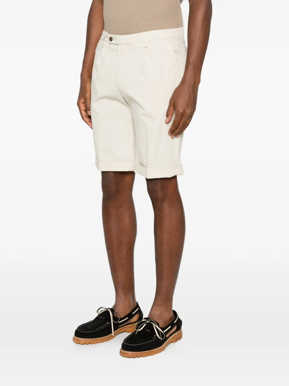 Briglia 1949 Geplooide shorts Beige
