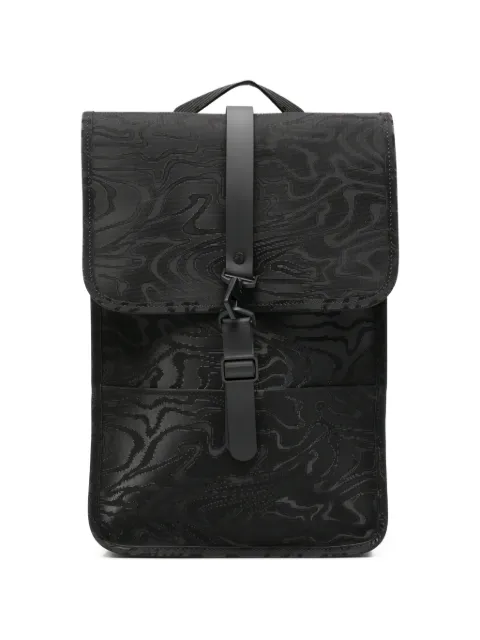 Rains mochila mini con estampado abstracto