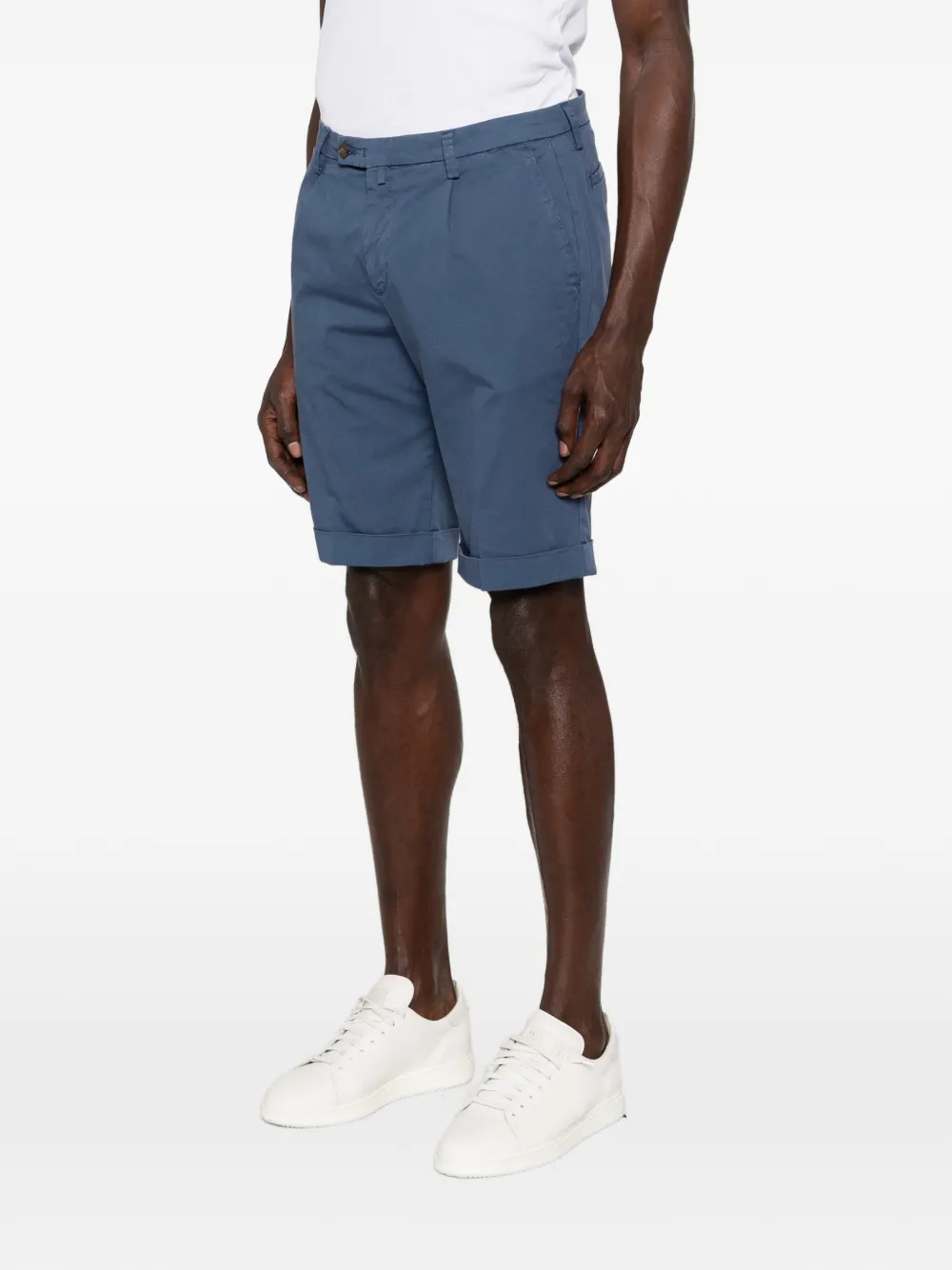 Briglia 1949 Shorts met omgeslagen rand Blauw