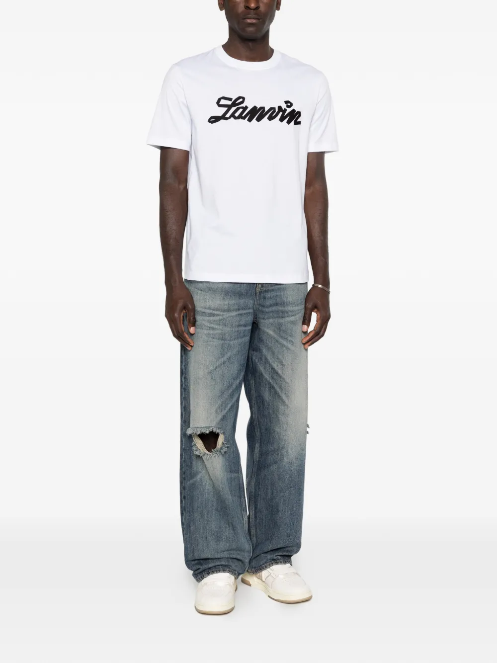 Lanvin playera con listón | Playeras
