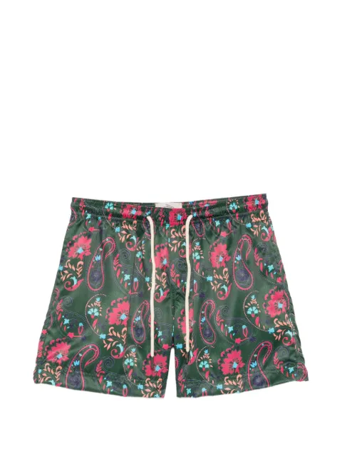 PENINSULA SWIMWEAR paisley-print drawstring swim shorts