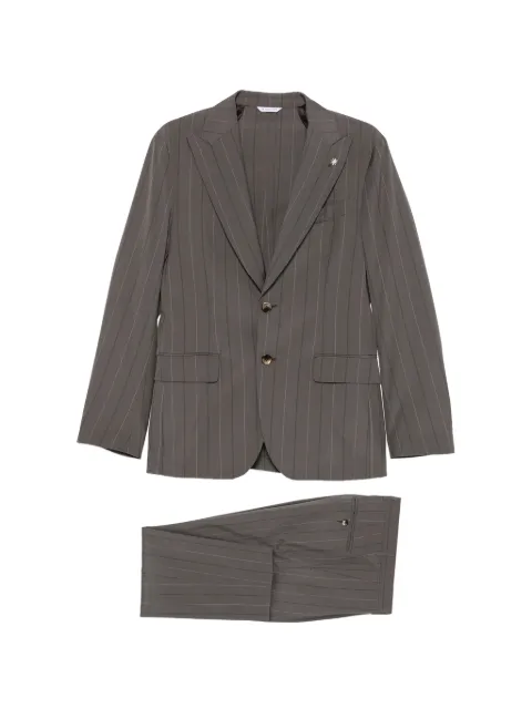 Manuel Ritz pinstripe single-breasted suit