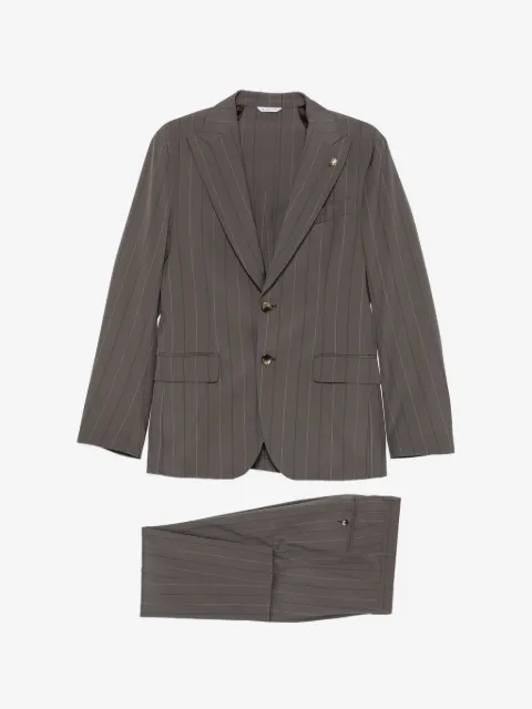 Manuel Ritz pinstripe single-breasted suit