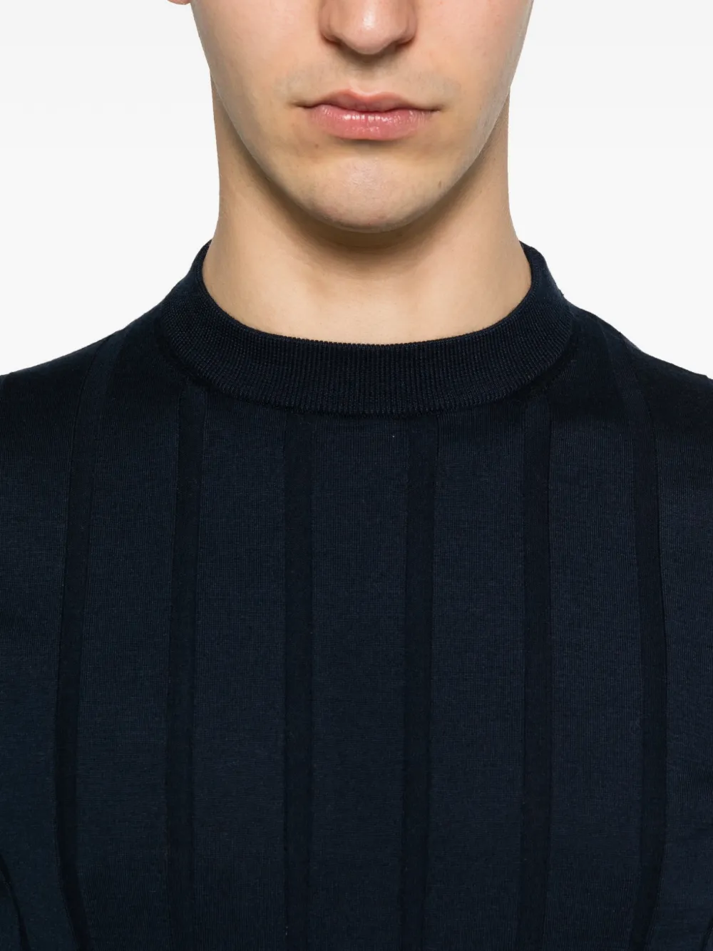 Eleventy T-shirt met ronde hals Blauw
